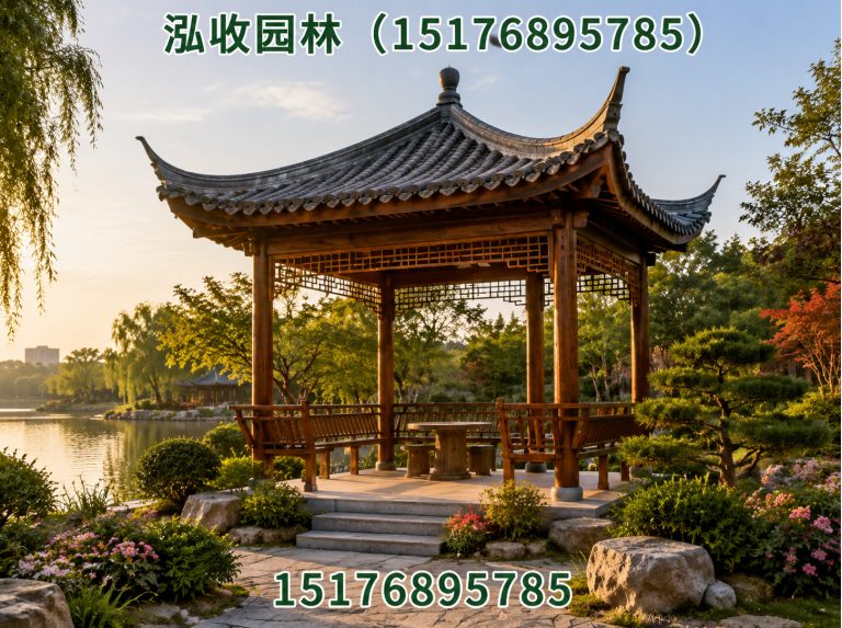 广安防腐木展示图
